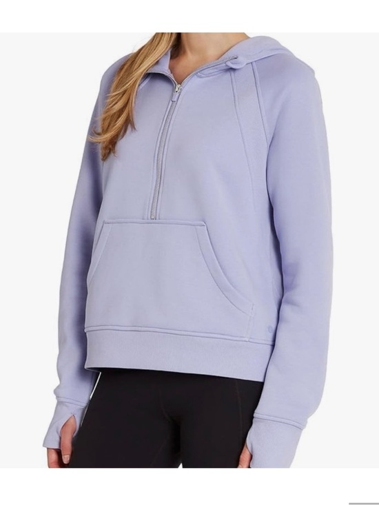 Danskin Tops - Danskin Lavender Half-Zip Hooded Pullover